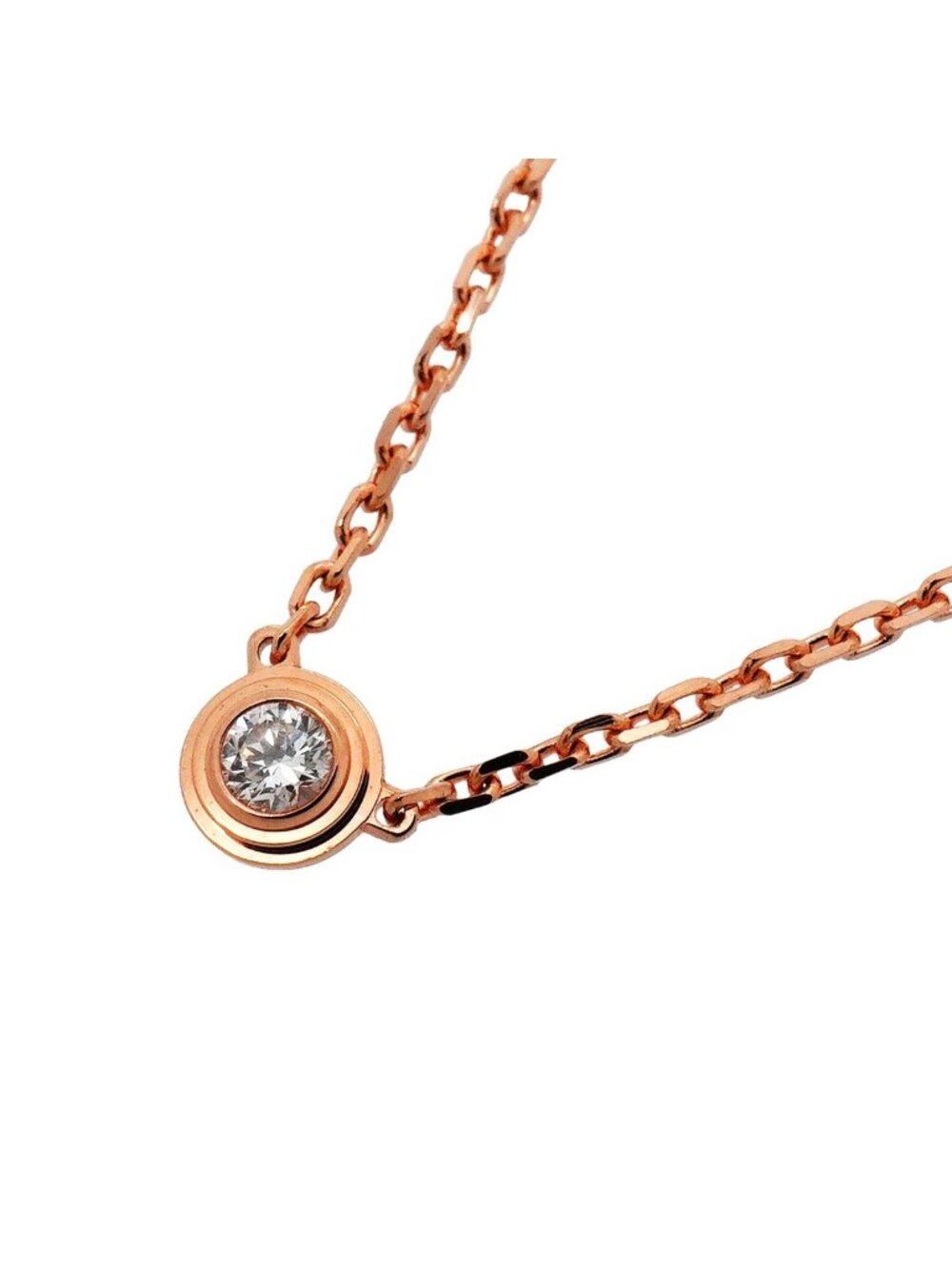 Cartier Necklace D'amour XS Pink Gold Diamond